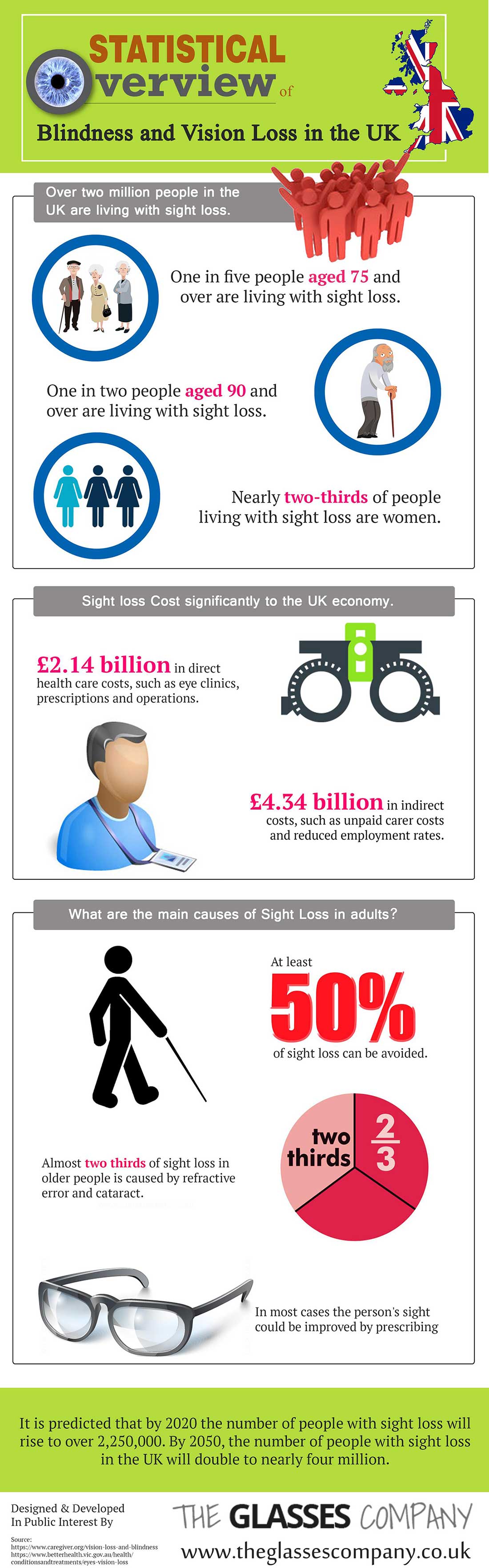 Glasses Company Infographic