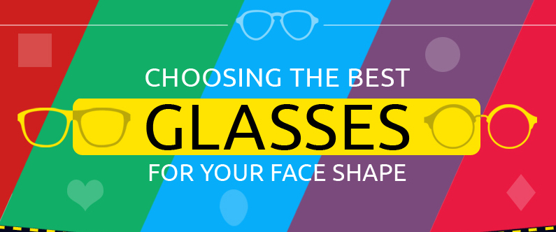 Choosing the best glasses for your face shape (Infographic)